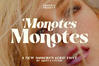 Monotes font