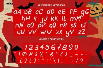 Shaky Halloween font