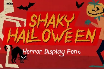 Shaky Halloween font