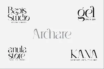 Archare font