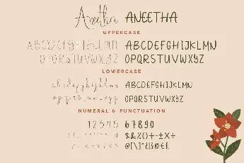 Aneetha font