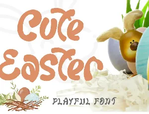 Cute Easter font