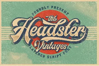 Headster Typeface font