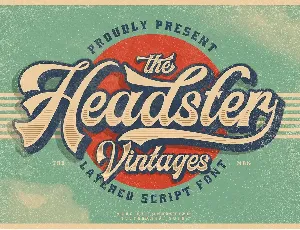 Headster Typeface font