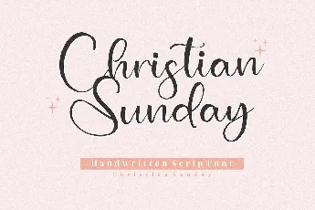 Christian Sunday font