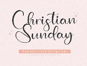 Christian Sunday font