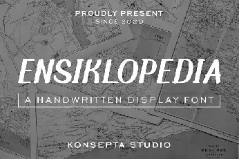 Ensiklopedia Display font