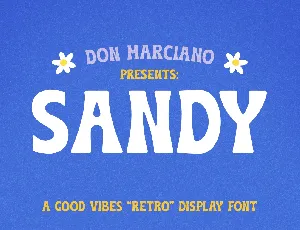 Sandy font