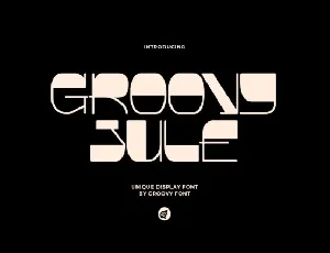 Groovy Jule font