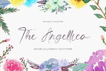 The Angellica Calligraphy font