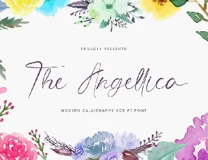 The Angellica Calligraphy font