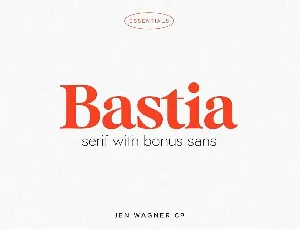 Bastia font