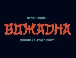 BOMADHA font