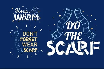 Scarf Bandana font