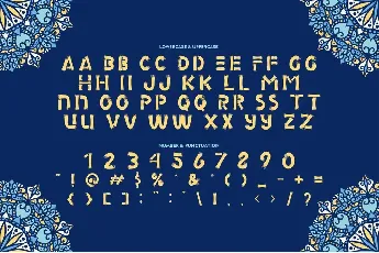 Scarf Bandana font