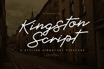 Kingston Script font