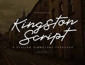 Kingston Script font