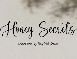 Honey Secrets font