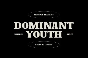 Dominant Youth font