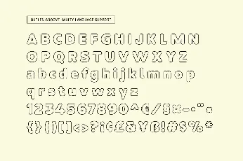 Back Groove font