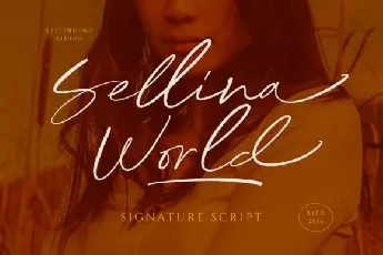 Sellina Word font