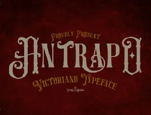 Antrapo Victorian font