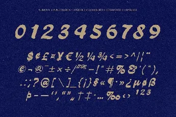 Hiderh Mahen font