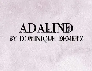 Adalind font