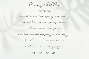 Dreamy Melodies Demo font