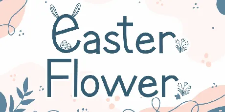 Easter Flower font