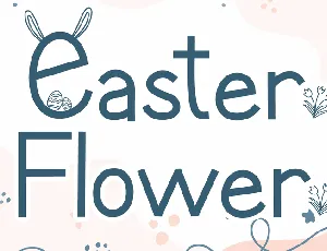 Easter Flower font