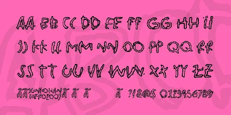 Pink Bazooka font