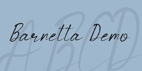 Barnetta Demo font