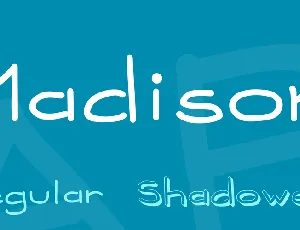 Madison font