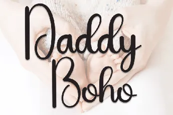 Daddy Boho font