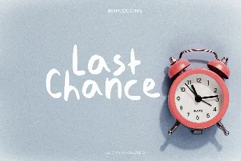 Lastchance font