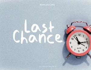 Lastchance font