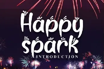 Happy Spark Display font