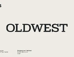 Oldwest font