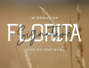 Florita Duo font