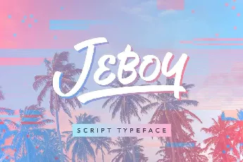 Jeboy Script Typeface font