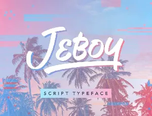 Jeboy Script Typeface font