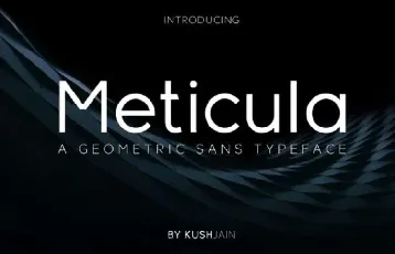 Meticula Family Free font