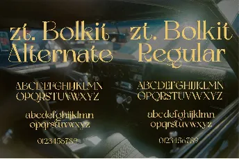 Bolkit font