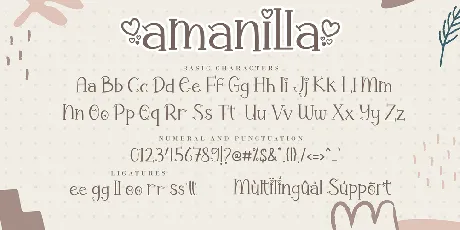 Amanilla font