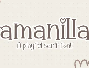 Amanilla font