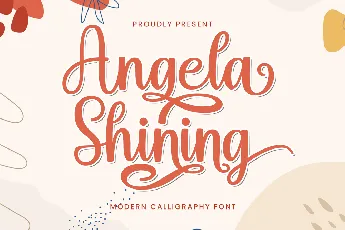 Angela Shining font