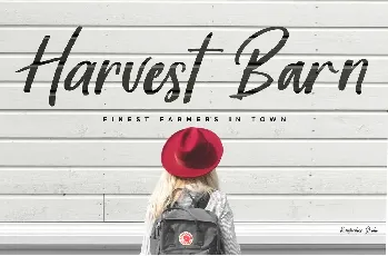 Harvest Barn DEMO font