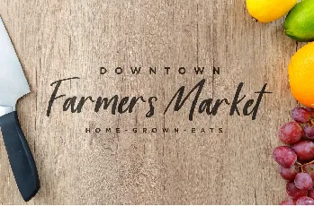 Harvest Barn DEMO font