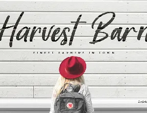 Harvest Barn DEMO font